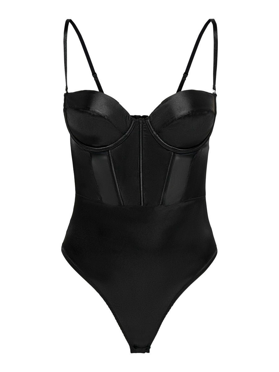 EVELYN SATIN BODYSUIT Agent 99