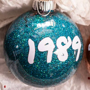 Taylor 1989 glitter Ornament