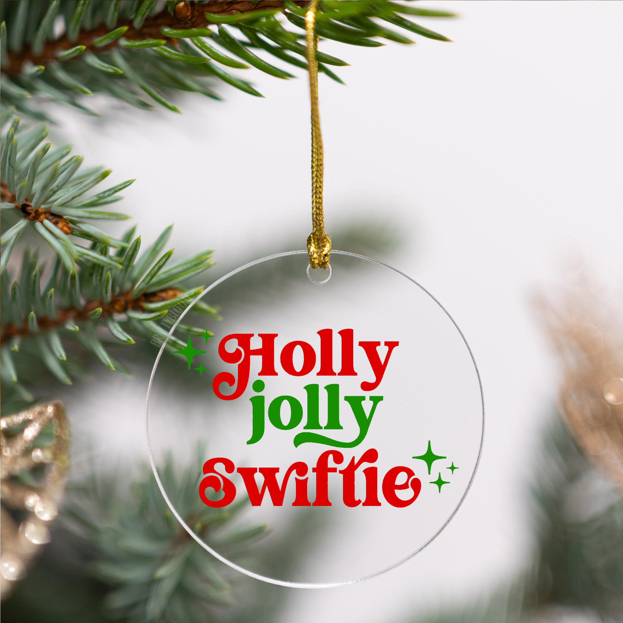 Holly Jolly Swiftie Ornament