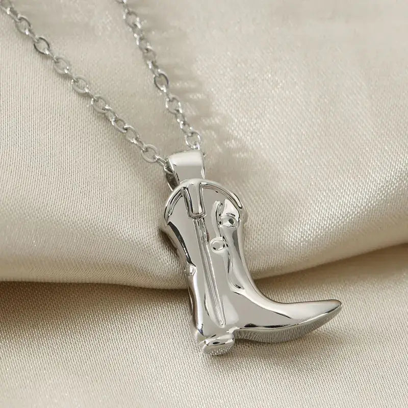 Cowboy Boot Necklace