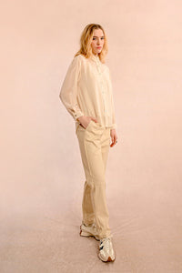 SHIMMER BUTTON UP MOLLY BRACKEN