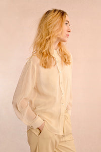 SHIMMER BUTTON UP MOLLY BRACKEN