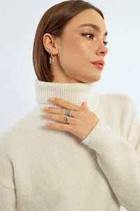 MOLLY BRACKEN COZY ROLLNECK SWEATER