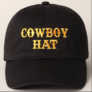 Cowboy Baseball Cap