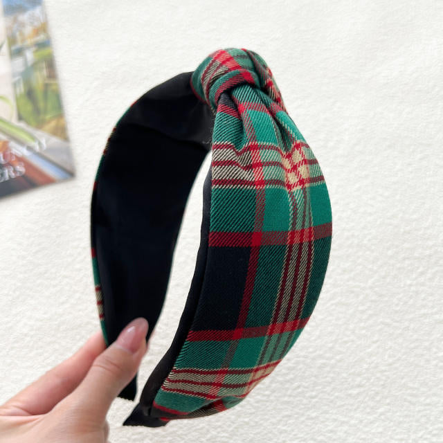 PLAID HEADBAND