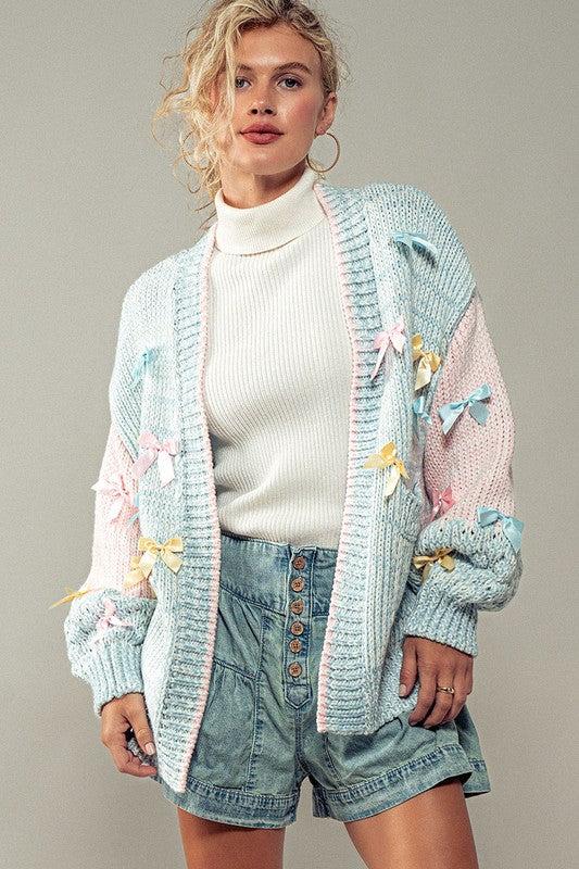 COTTON CANDY KNIT CARDIGAN