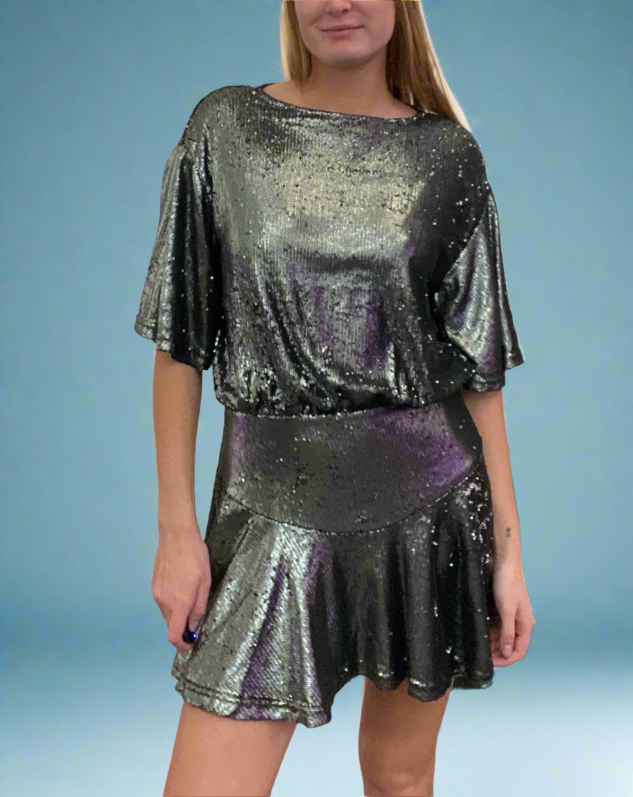 free people manuka sequin mini dress MANUKA SEQUIN MINI FREE PEOPLE – Agent 99