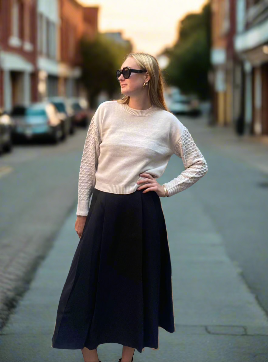 BEATY MIDI SKIRT