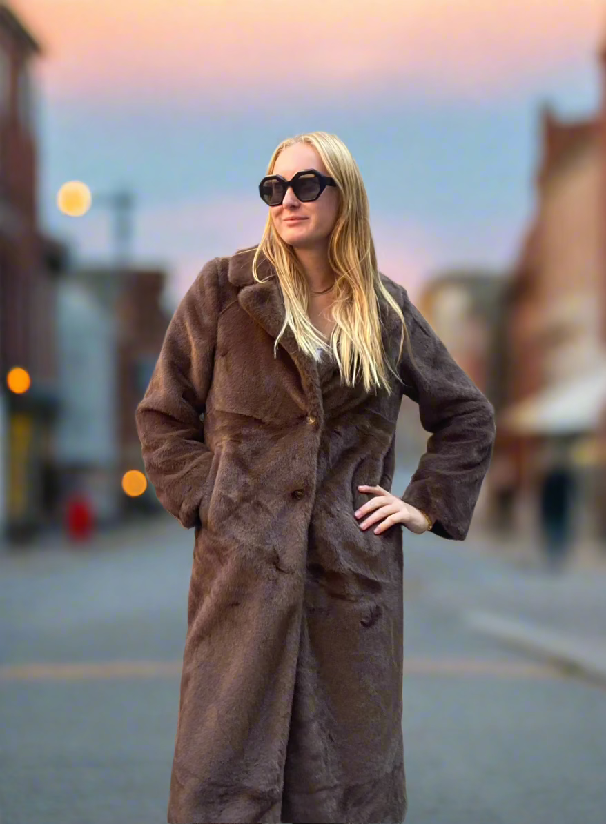 MEAGAN FAUX FUR COAT