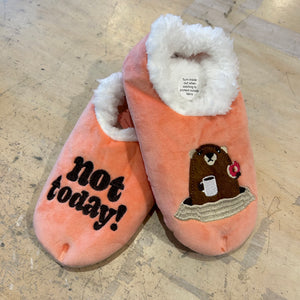 NOT TODAY SLIPPERS