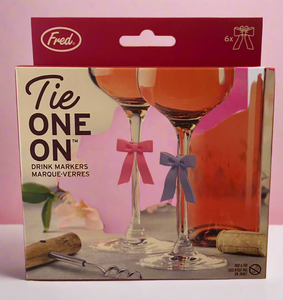 TIE ONE ON BOW DRINK MARKER