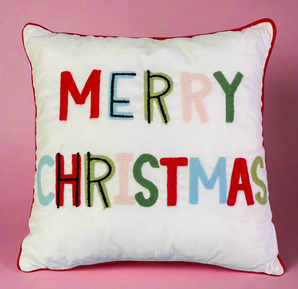 MERRY CHRISTMAS PILLOW