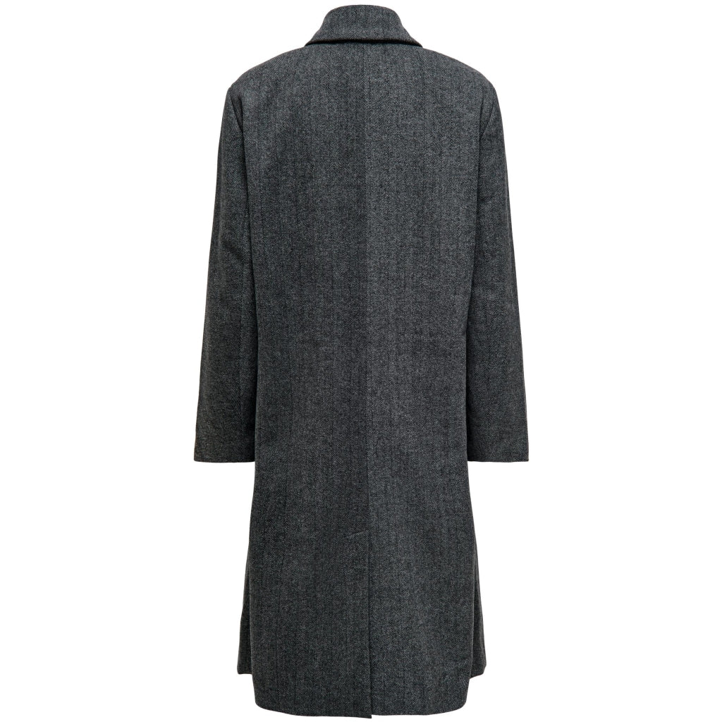 WILLA LONG HERRINGBONE COAT