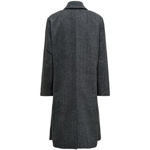 WILLA LONG HERRINGBONE COAT