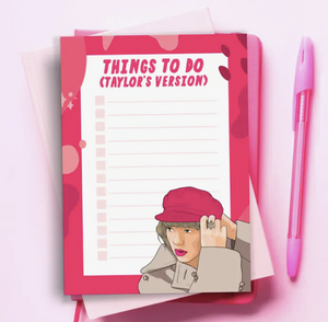 TAYLOR TO DO LIST NOTEPAD