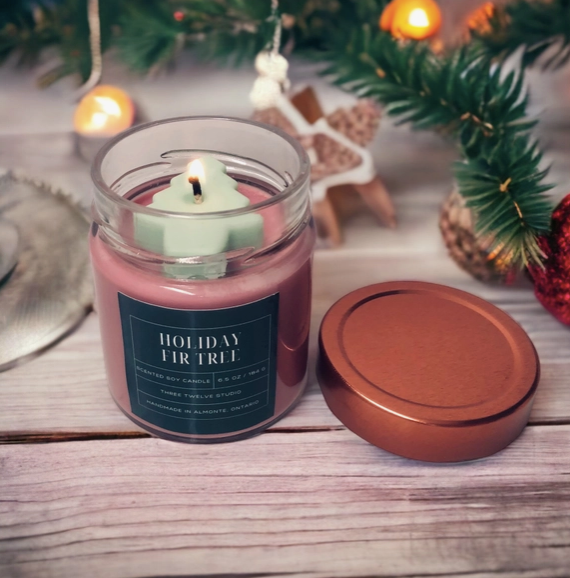 HOLIDAY FIR TREE CANDLE