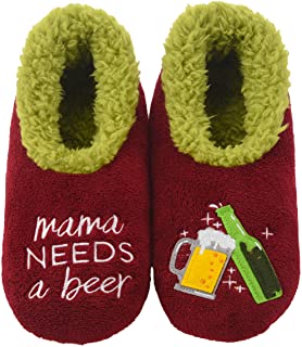 MAMA NEEDS A BEER SLIPPERS