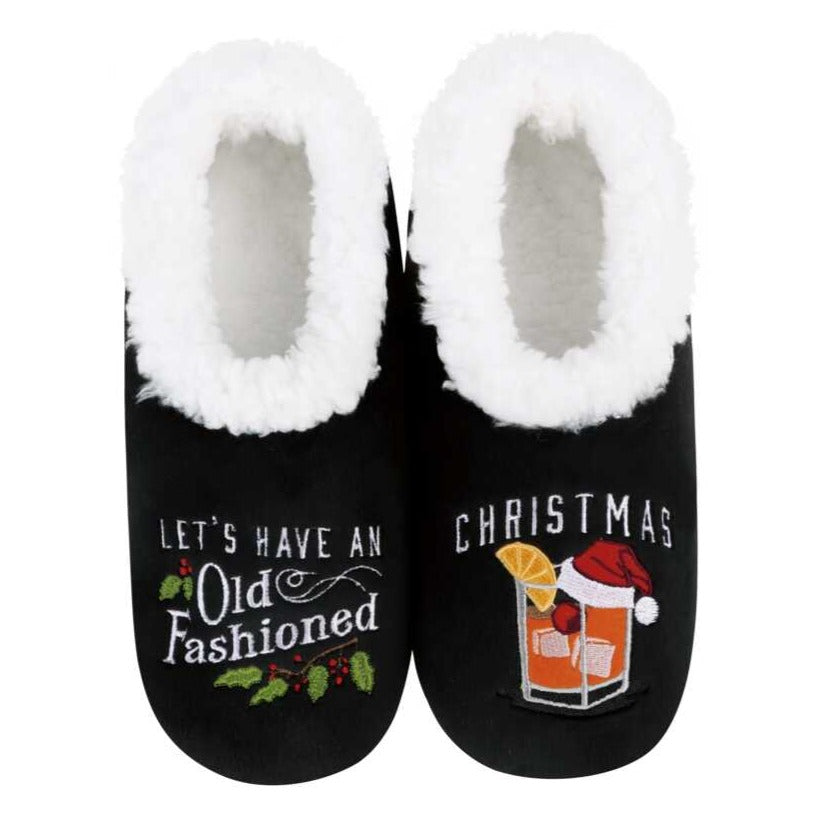 OLD FASHIONED CHRISTMAS SLIPPERS