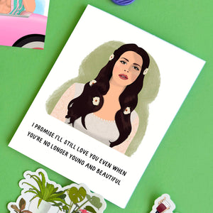 Lana Love Young and Beautiful Card