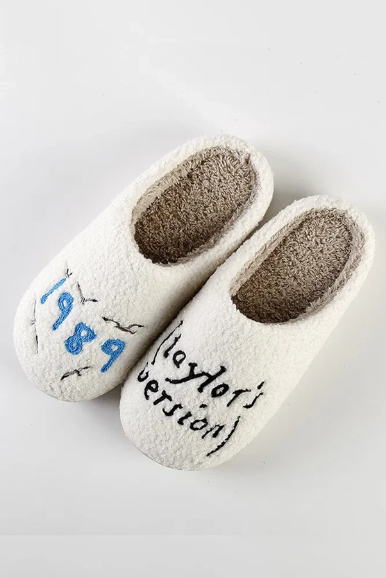 1989 Taylor's Version plush slipper