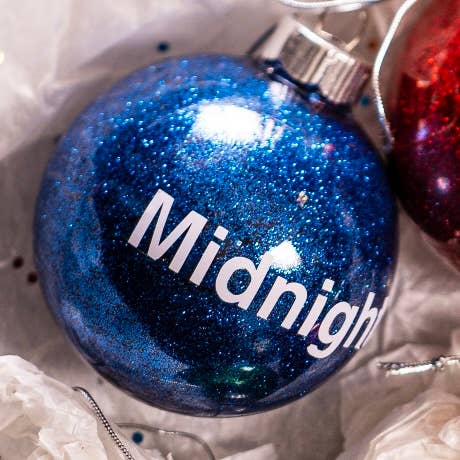 Taylor Midnights glitter Ornament