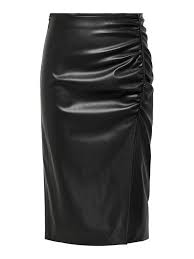 MIA FAUX LEATHER LONG SKIRT