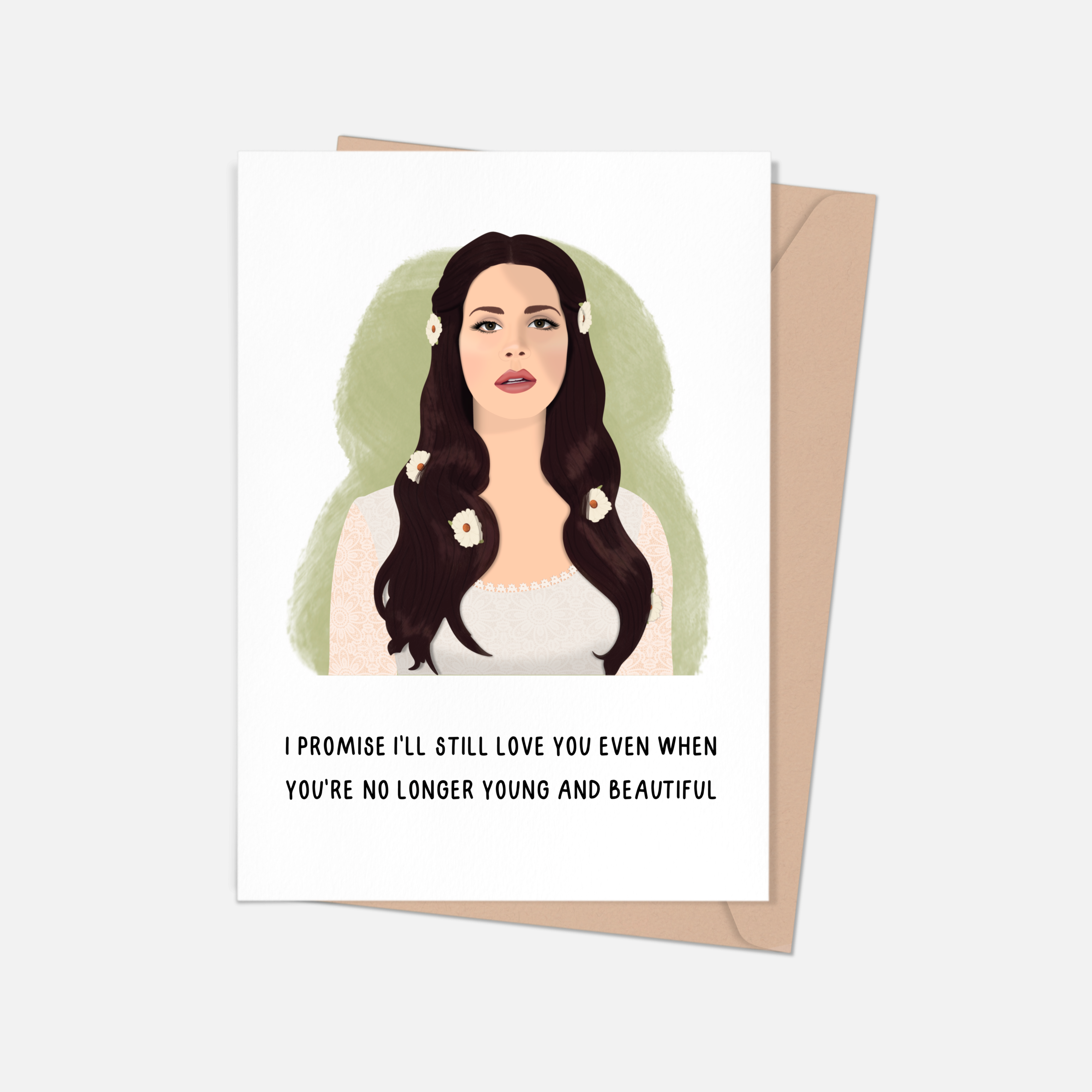 Lana Love Young and Beautiful Card