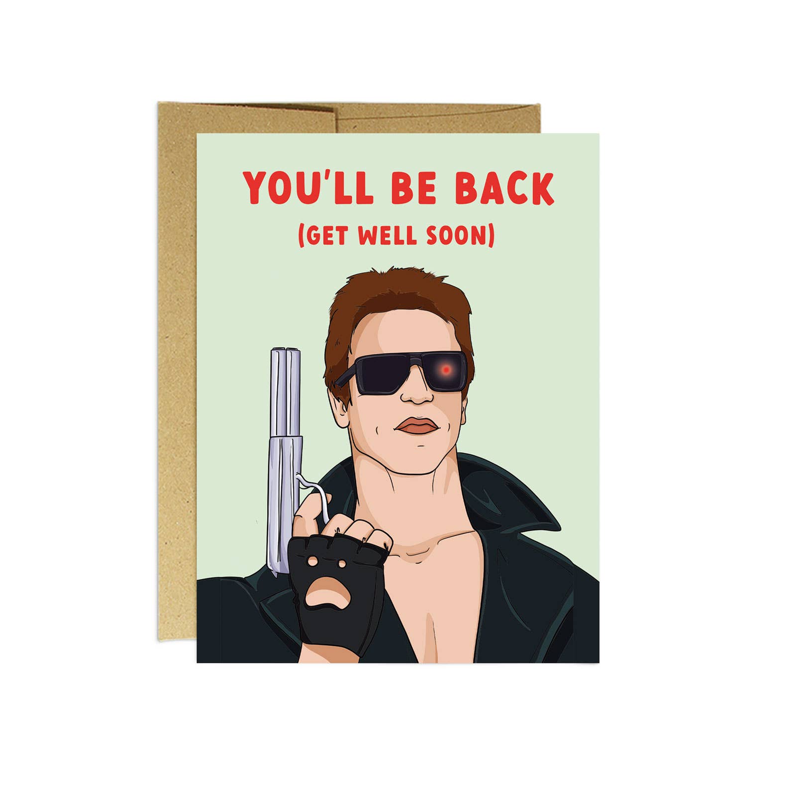 TERMINATOR GET WELL CARD