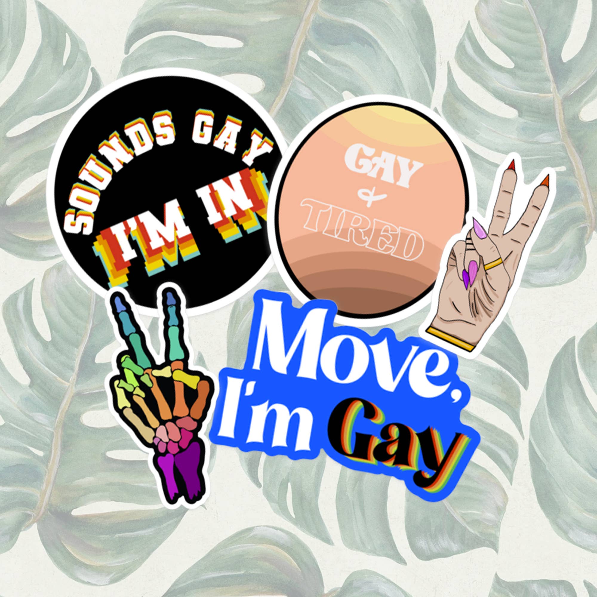 GAY MOOD STICKER PACK