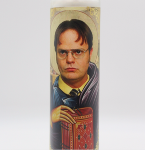 DWIGHT SCHRUTE CANDLE