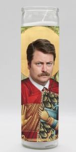 Ron Swanson Candle