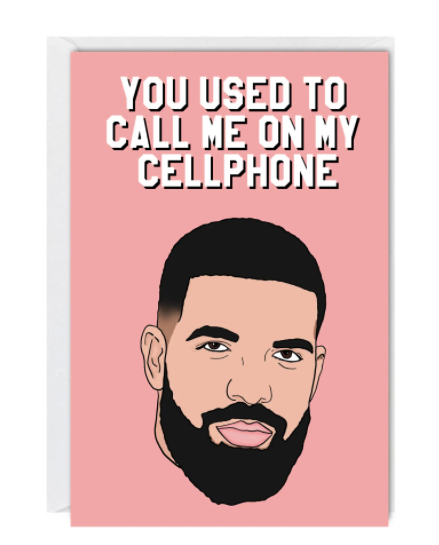 Drake Call Me Card