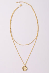 MULTI LAYER DISC NECKLACE