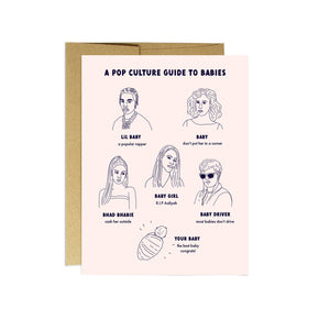 POP CULTURE BABY CARD