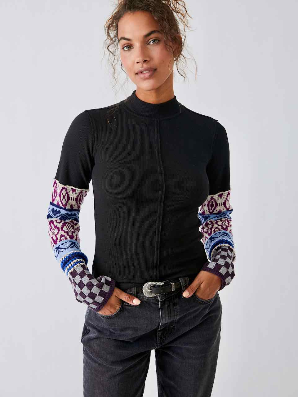 Free people hot sale thermal turtleneck